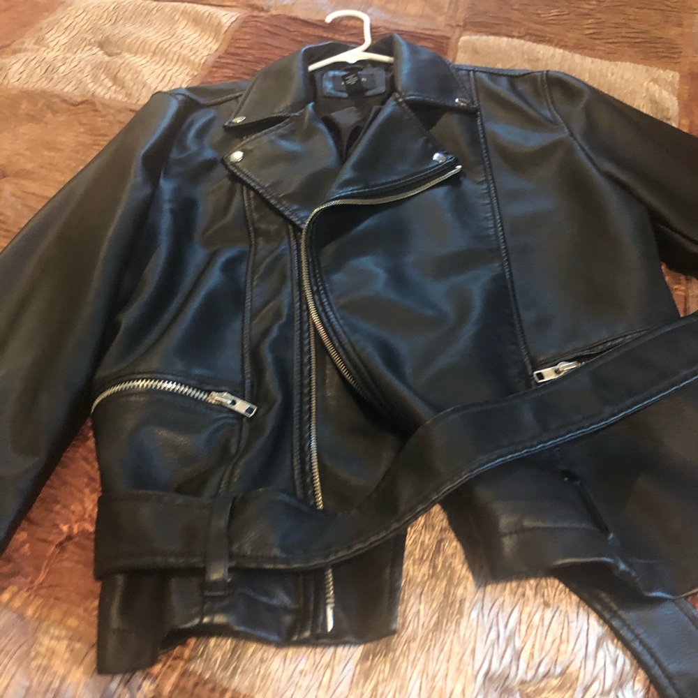 Faux Leather Jacket